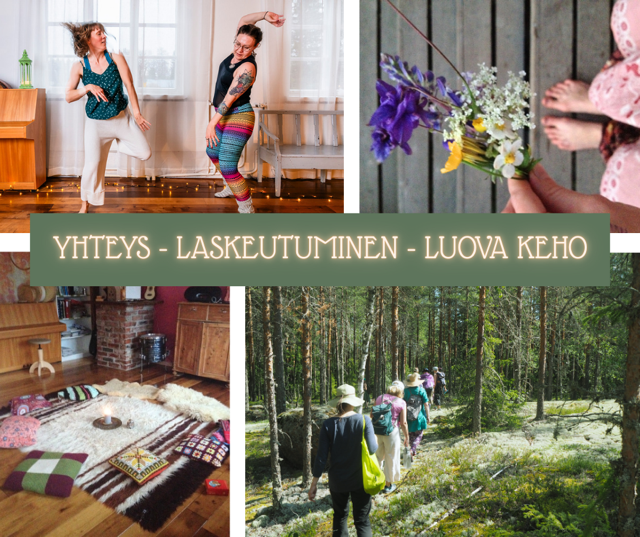 Naistenretriitti: yhteys, laskeutuminen, luova keho
